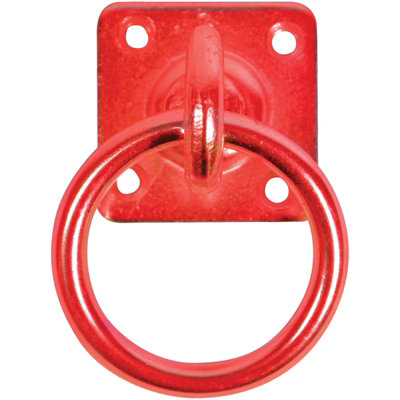 50mm x 50mm No.550/PP Perry Equestrian Swivel Tie Ring on Plate - Pack of 2 PREPACKED Price Comparisons | Compare The Build