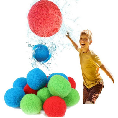 50PCS 5CM Reusable Colourful Super Splash Balls for Kids Outdoor Fun ...