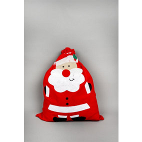 50pcs Giant Christmas Santa Stocking Xmas Sack Gifts Presents Bag Bulk Deal Wholesale 50 x 60 cm, Red