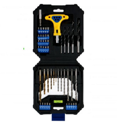 50Pcs HSS Heavy Duty Screwdriver Drill & Bit Set