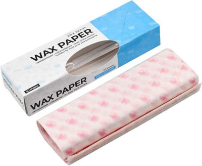 50Pcs Wax Paper Food Wrapping Packaging Oil-proof Baking Paper Cake Chocolate UK