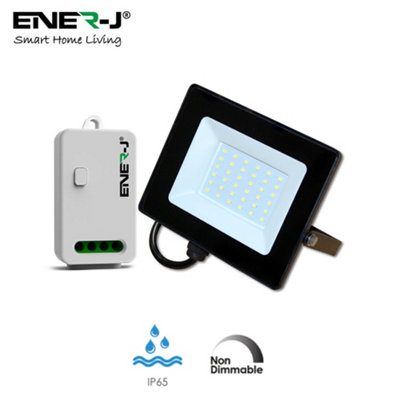 50W LED Floodlight Pre Wired with ECO Series 500W Non Dimmable RF receiver