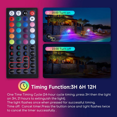 50W RGB Colour Changing Floodlight Dimmable Wall Washer Party Stage Light IP65