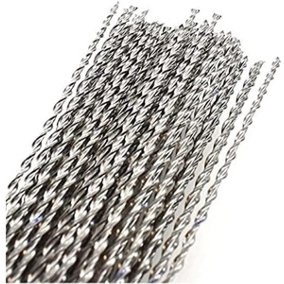 50x 6mm x 1 Metre Stainless Steel Helical Bars (helibar stitching)