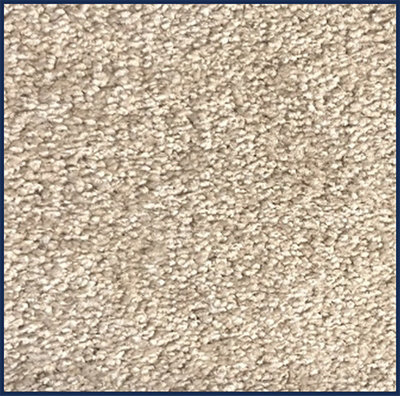 510 Marlow Cream Action Backing Carpet, 10mm Twist Pile Carpet, Heavy Duty Carpet for Home-1m(3'3") X 4m(13'1")-4m²