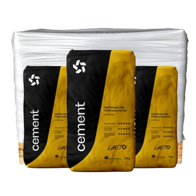 52.5R Multi Purpose Portland Cement Half Pallet x28 Bags by Laeto Build It