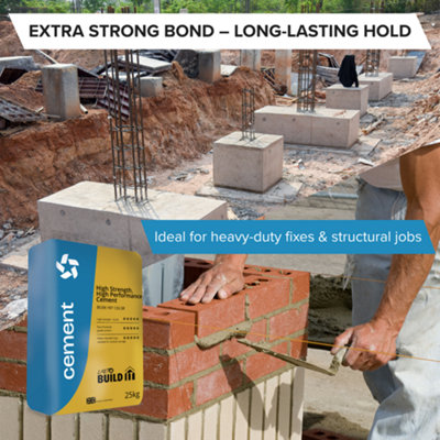 52.5R Multi Purpose Portland Cement Half Pallet x28 Bags by Laeto Build It