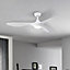 52 Inch Ceiling Fan Light Fixture with Remote Control for Living Room
