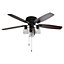 52-inch Low Profile Ceiling Fan Light and Remote Control