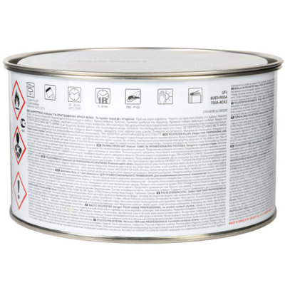 Hb Body Bodysoft 2K Polyester Filler Fast Drying Wood Metal Surfaces Beige 2 Kg from B&Q