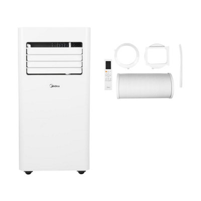 Midea Portable Air Conditioner 9000 Btu 28L Dehumidifier 3In1 With Fan & Dehumidifier Mode, Hepa Filter, Remote Control 24Hr Timer
