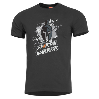 Pentagon Ageron Spartan Warrior T-Shirt Black Size X Small from B&Q