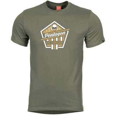 Pentagon Ageron Victorious T-Shirt Olive Size Large from B&Q