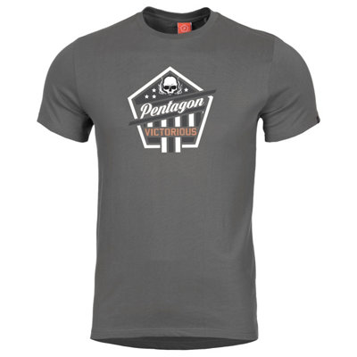 Pentagon Ageron Victorious T-Shirt Wolf Grey Size Medium from B&Q