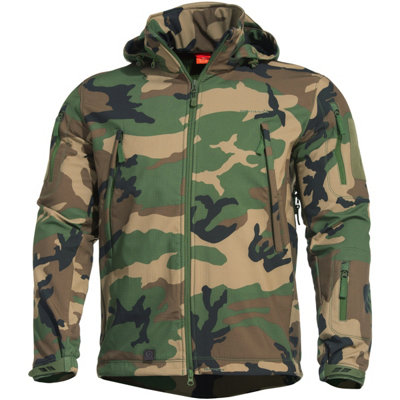 Pentagon Artaxes Softshell Jacket Woodland Size X Large from B&Q