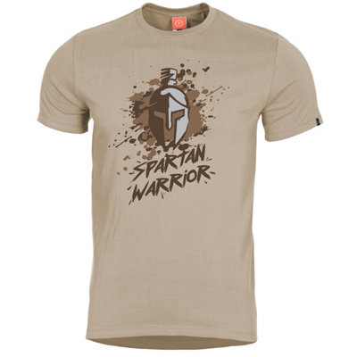 Pentagon Ageron Spartan Warrior T-Shirt Khaki Size Xxxx Large from B&Q