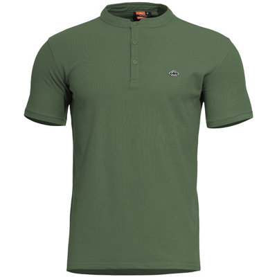 Pentagon Levantes Henley Shirt Camo Green Size Large from B&Q