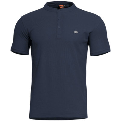 Pentagon Levantes Henley Shirt Navy Blue Size Large from B&Q