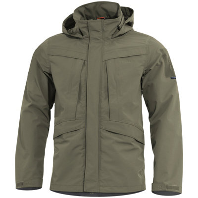 Pentagon Hurricane Shell Jacket Ral 7013 Size X Large from B&Q