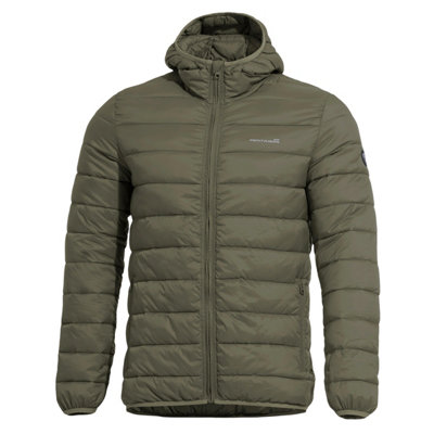 Pentagon Aurora Puffer Jacket Ral 7013 Size Medium from B&Q