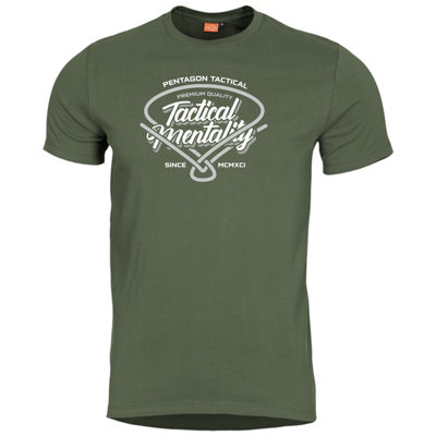 Pentagon Ageron T-Shirt Mentality Olive Size Xxx Large from B&Q