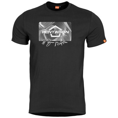Pentagon Ageron T-Shirt Contour Black Size Xxx Large from B&Q