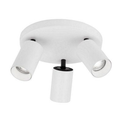 Luminosa Lighting Luminosa Tod Ceiling Spotlight Clusters Sandy White Gu10 3X10W from B&Q