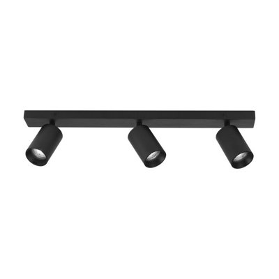 Luminosa Lighting Luminosa Tod Ceiling Spotlight Bar Sandy Black Gu10 3X10W from B&Q