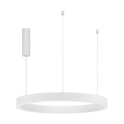 Luminosa Lighting Luminosa Sting 80Cm Integrated Led Pendant Ceiling Light Sandy White Triac Dimmable Led 50W 2968Lm 3000K from B&Q
