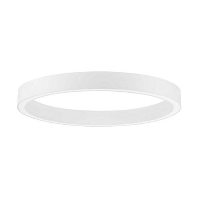Luminosa Lighting Luminosa Sting 80Cm Integrated Led Semi Flush Ceiling Light Sandy White Triac Dimmable Led 50W 2968Lm 3000K from B&Q