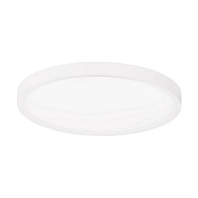 Luminosa Lighting Luminosa Dixie Flush Ceiling Light Sandy White Led 24W 2400Lm 3000-4000-6500K Cct from B&Q