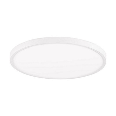 Luminosa Lighting Luminosa Dixie 40Cm Flush Ceiling Light Sandy White Led 36W 3200Lm 3000-4000-6500K Cct from B&Q