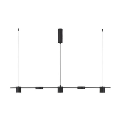 Luminosa Lighting Luminosa Nordik Bar Pendant Ceiling Light Black Triac Dimmable Led 29W 1200Lm 3000K from B&Q