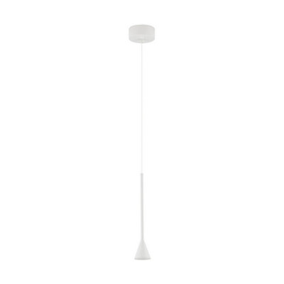 Luminosa Lighting Luminosa Net Slim Pendant Ceiling Light White Triac Dimmable Led 6W 262Lm 3000K from B&Q