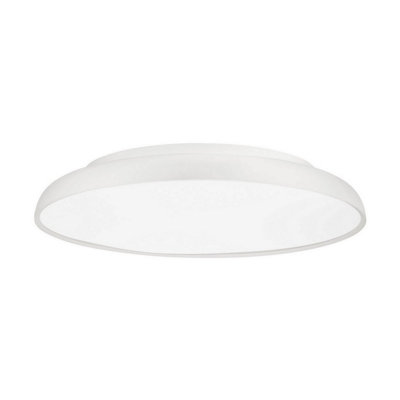 Luminosa Lighting Luminosa Linus 45Cm Flush Ceiling Light Sandy White Triac Dimmable Led 40W 2541Lm 3000K from B&Q