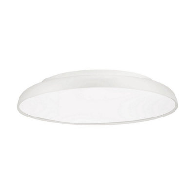 Luminosa Lighting Luminosa Linus 60Cm Flush Ceiling Light Sandy White Triac Dimmable Led 50W 3741Lm 3000K from B&Q
