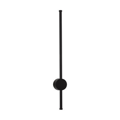 Luminosa Lighting Luminosa Ridge Outdoor Modern Wall Lamp Sandy Black Led 12W 1073Lm 3000K Ip65 from B&Q