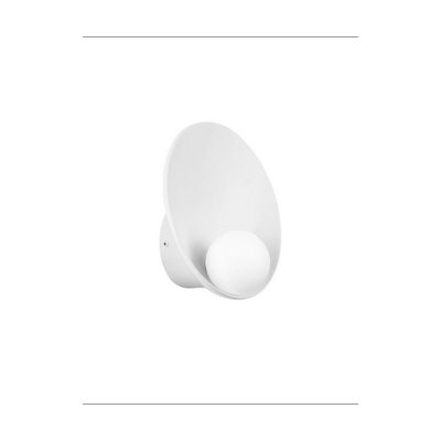 Luminosa Lighting Luminosa Minim Wall Lamp Sandy WhiteOpal Led G9 1X5W from B&Q