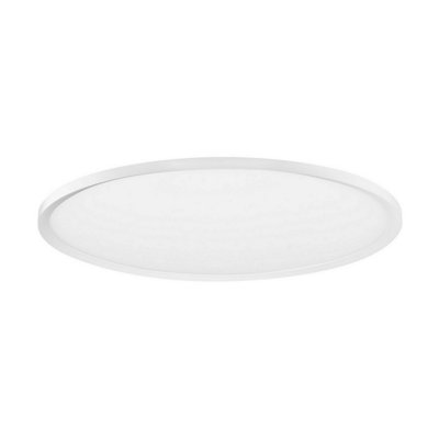 Luminosa Lighting Luminosa Aoton 60Cm Integrated Led Semi Flush Ceiling Light Sandy White Triac Dimmable Led 55W 4661Lm 2700-3000K Cct from B&Q
