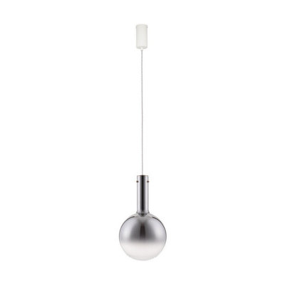 Luminosa Lighting Luminosa Nostos Globe Pendant Ceiling Light SmokeyGoldMatt White Triac Dimmable Led 6W 330Lm 3000K from B&Q
