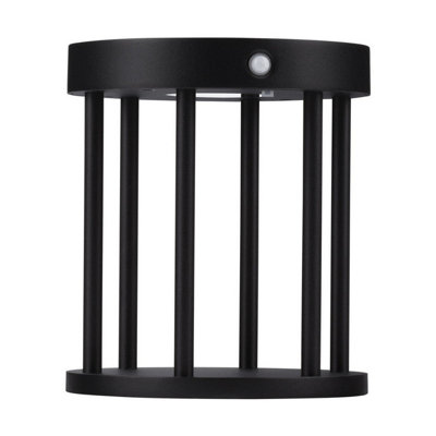 Luminosa Lighting Luminosa Aigo Outdoor Pedestal Light Dark Anthracite Led 2W 89Lm 3000K Ip65 Solar Pir Sensor from B&Q