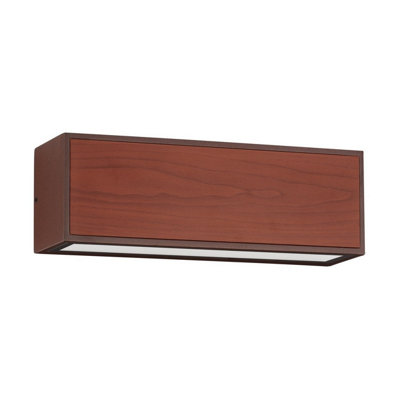 Luminosa Lighting Luminosa Brown Outdoor Wall Down Lamp Corten Led 2W 82Lm 3000K Ip65 Solar Pir Sensor from B&Q