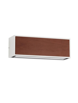 Luminosa Lighting Luminosa Brown Outdoor Wall Down Lamp Sandy White Led 2W 82Lm 3000K Ip65 Solar Pir Sensor from B&Q
