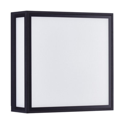 Luminosa Lighting Luminosa Astral Outdoor Wall Lantern Dark Anthracite Led 16W 948Lm 3000K Ip65 from B&Q
