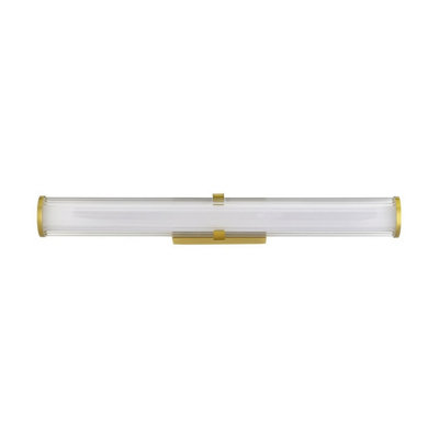 Luminosa Lighting Luminosa Hedula Bathroom Wall Lamp GoldClear Line Led 23W 1955Lm 3000K from B&Q
