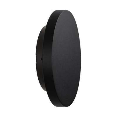Luminosa Lighting Luminosa Nitro Outdoor Flush Wall Lamp Sandy Black Led 12W 469Lm Ip65 3000K from B&Q
