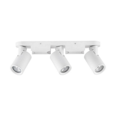 Luminosa Lighting Luminosa Esto Ceiling Spotlight Bar Sandy White Gu10 3X10W from B&Q
