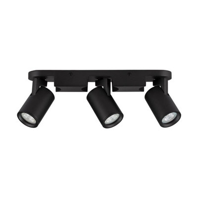 Luminosa Lighting Luminosa Esto Ceiling Spotlight Bar Sandy Black Gu10 3X10W from B&Q