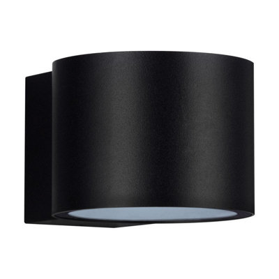 Luminosa Lighting Luminosa Beta Outdoor Up Down Wall Lamp Sandy Black Led 13W 1253Lm Ip54 3000K from B&Q
