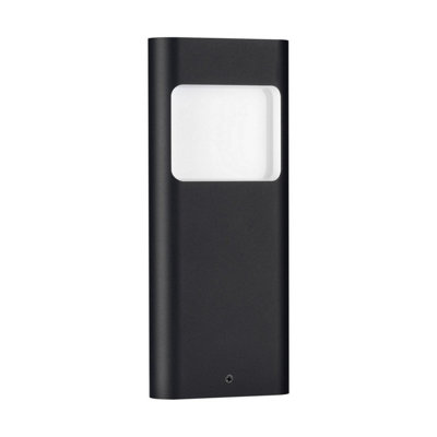 Luminosa Lighting Luminosa Tall Outdoor Bollard Sandy Black Led 4W 131Lm Ip54 3000K from B&Q